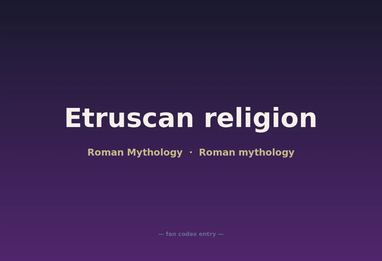 Etruscan religion