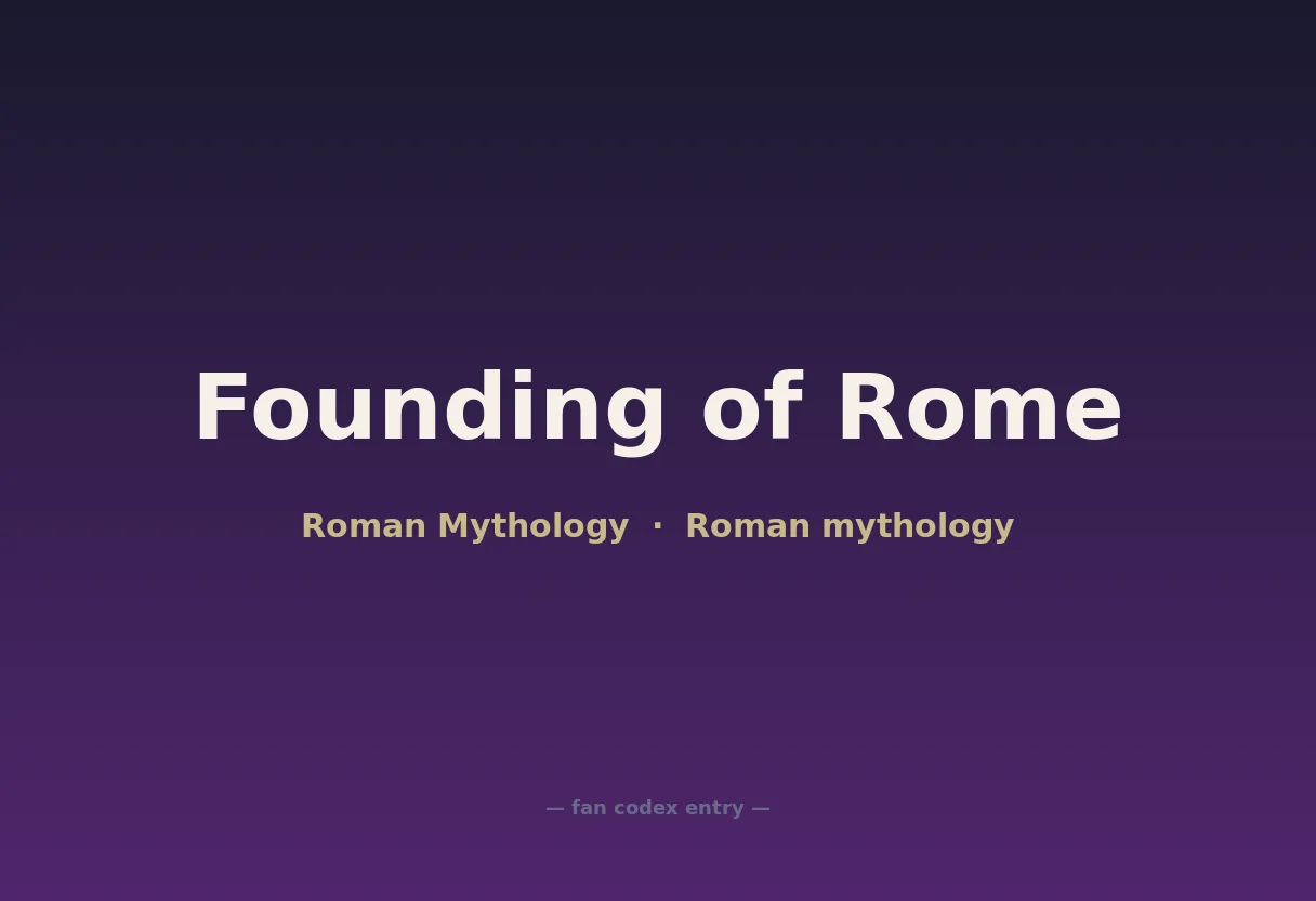 Founding of Rome