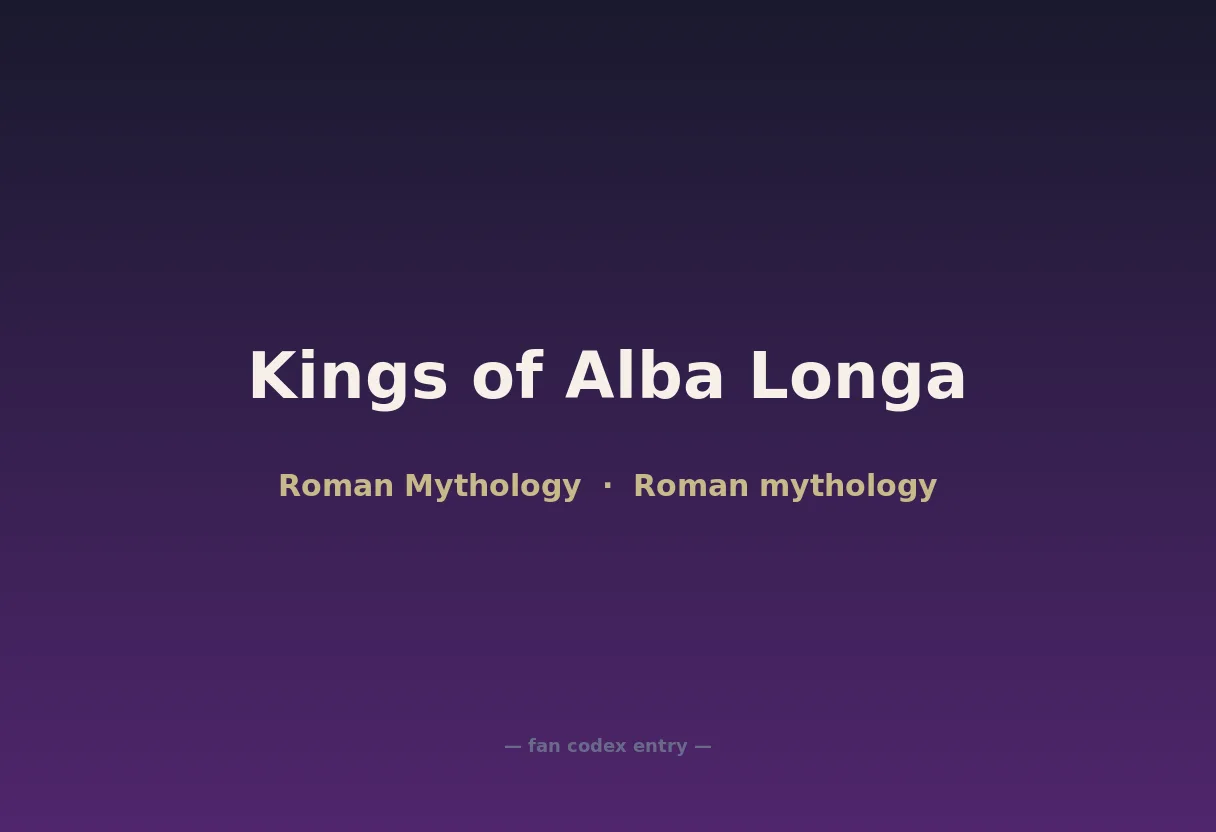 Kings of Alba Longa