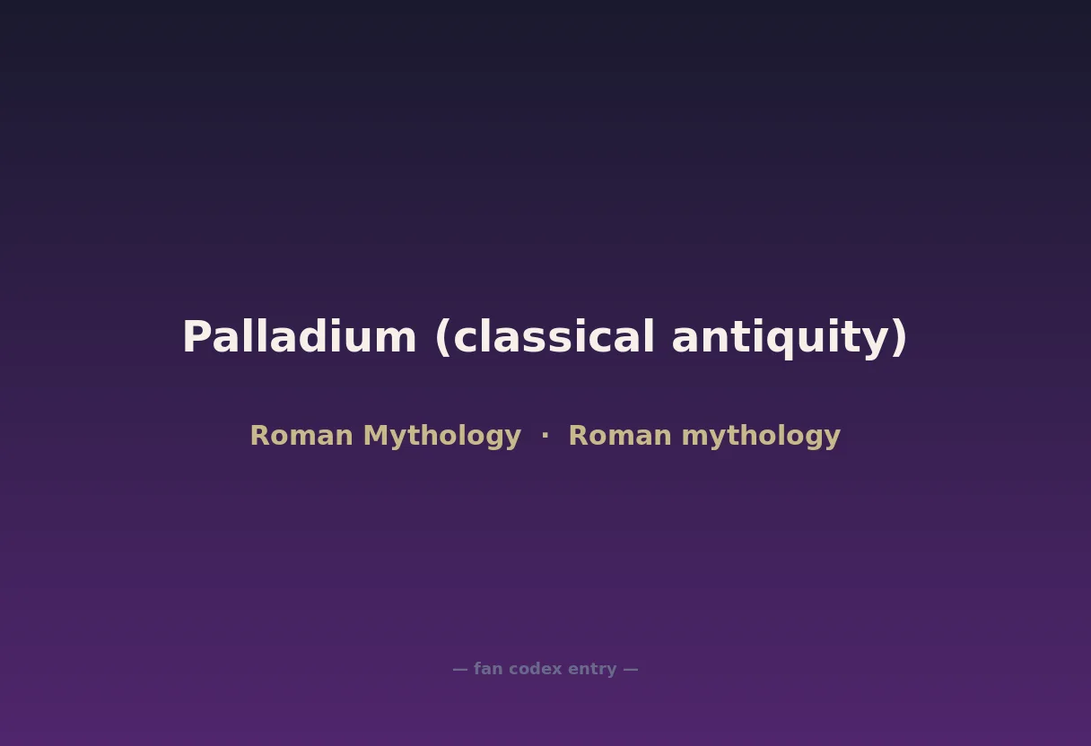 Palladium (classical antiquity)